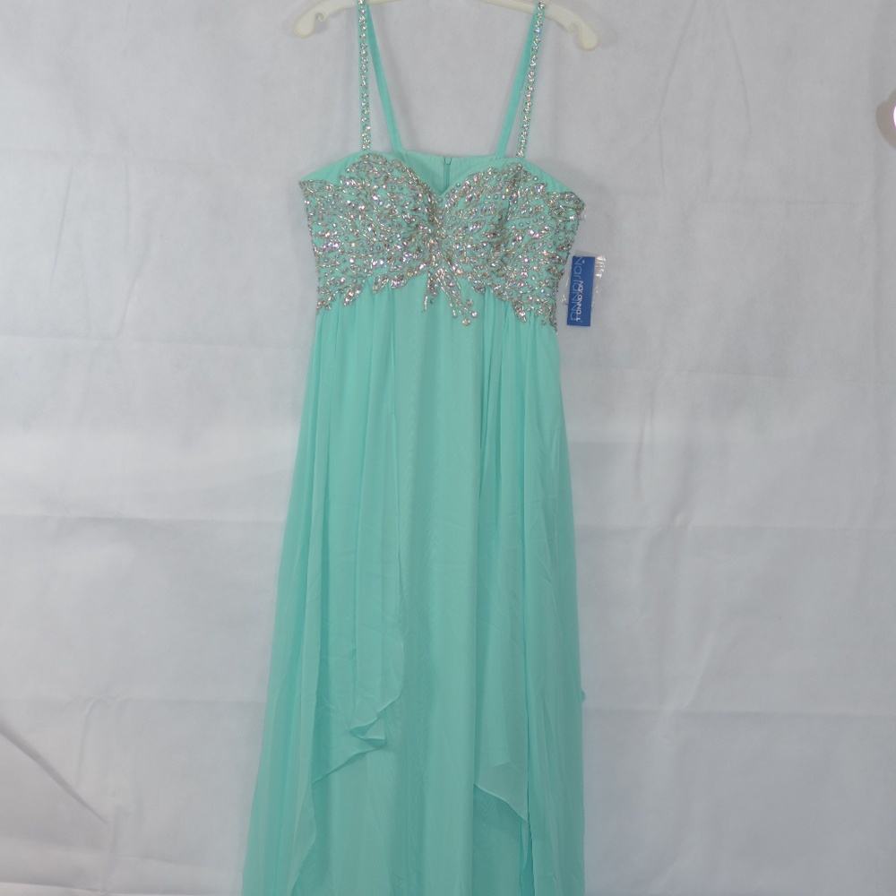 Rhinestones/Beads/Sequins Formal/Prom/Wedding SZ L Narianna NWT
